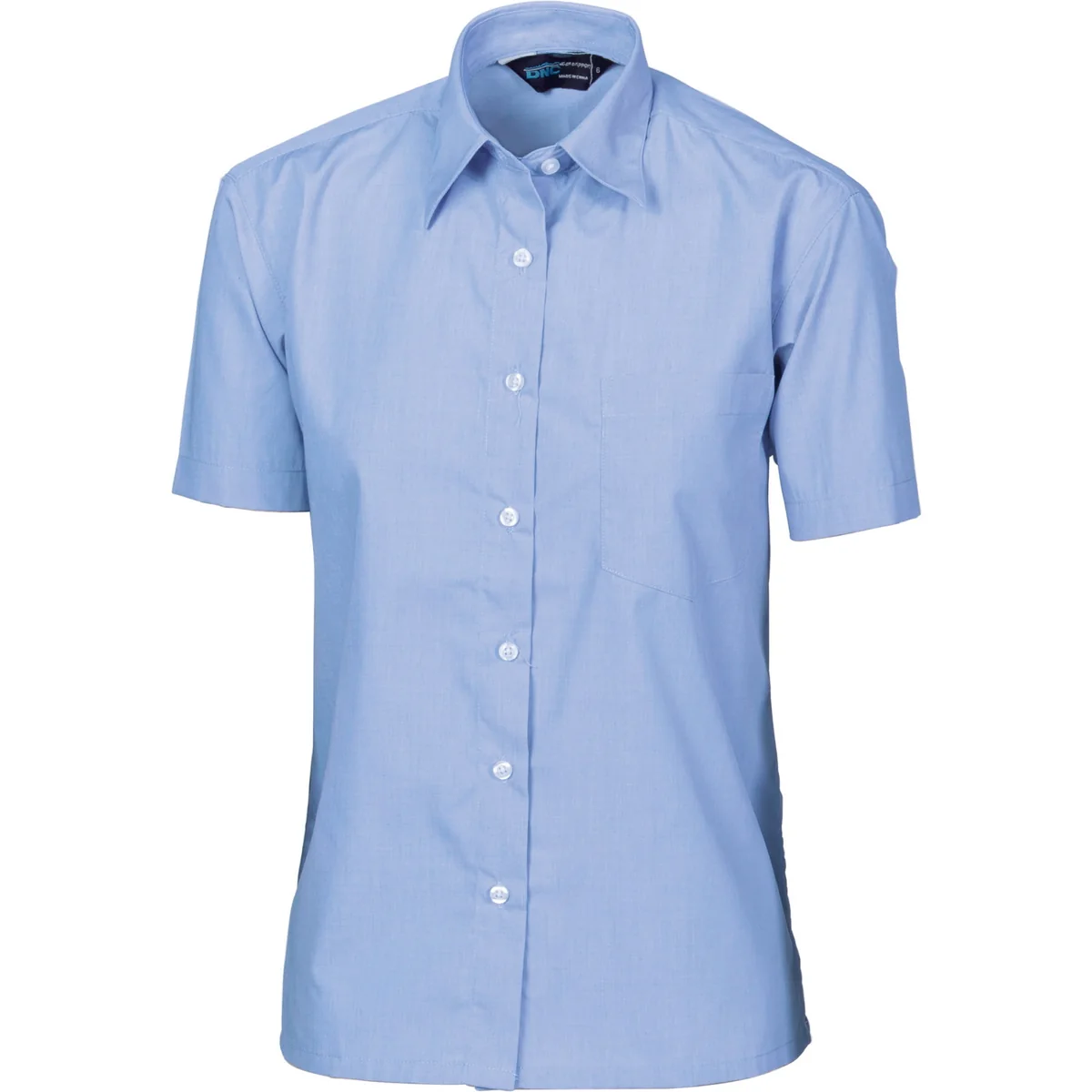 DNC Ladies Regular Collar, Side Splits, Single Pocket - Short Sleeve | 4211